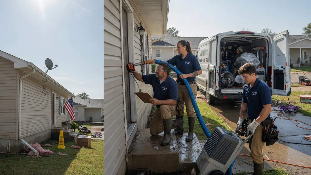 Ceiling Water Damage Restoration in Mayflower, AR near me